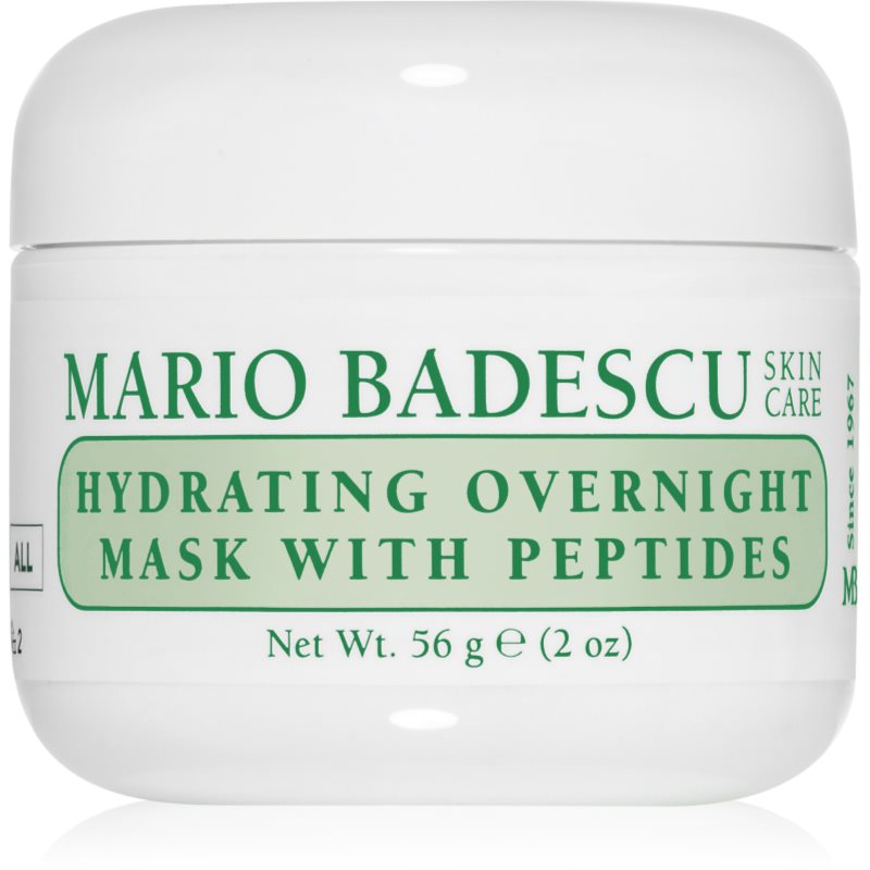 Mario Badescu Hydrating Overnight Mask With Peptides Maschera Notte Con Peptidi 56 G
