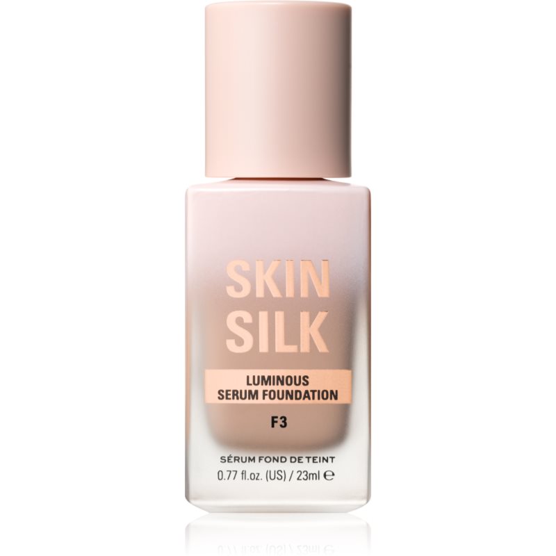 Makeup Revolution Skin Silk Serum Foundation Fondotinta Illuminante Leggero Colore F3 23 Ml