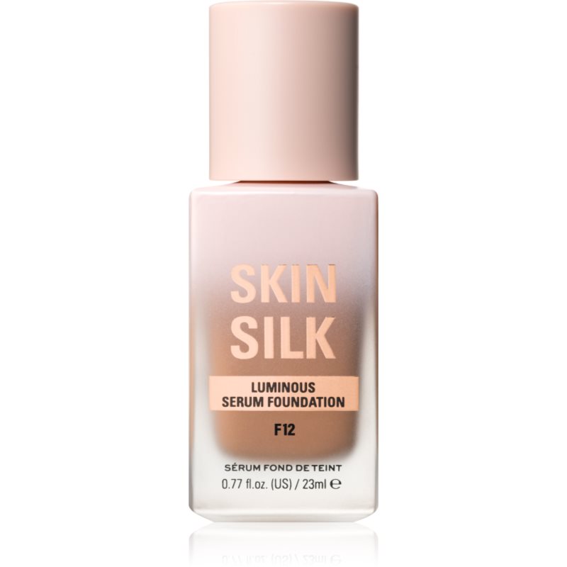 Makeup Revolution Skin Silk Serum Foundation Fondotinta Illuminante Leggero Colore F12 23 Ml