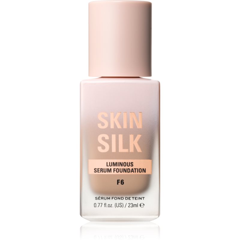 Makeup Revolution Skin Silk Serum Foundation Fondotinta Illuminante Leggero Colore F6 23 Ml