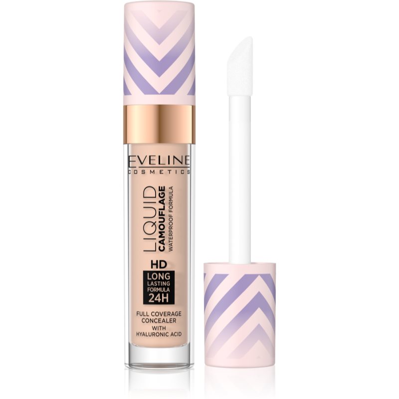 Eveline Cosmetics Liquid Camouflage Correttore Waterproof Con Acido Ialuronico Colore 2.5 7,5 Ml