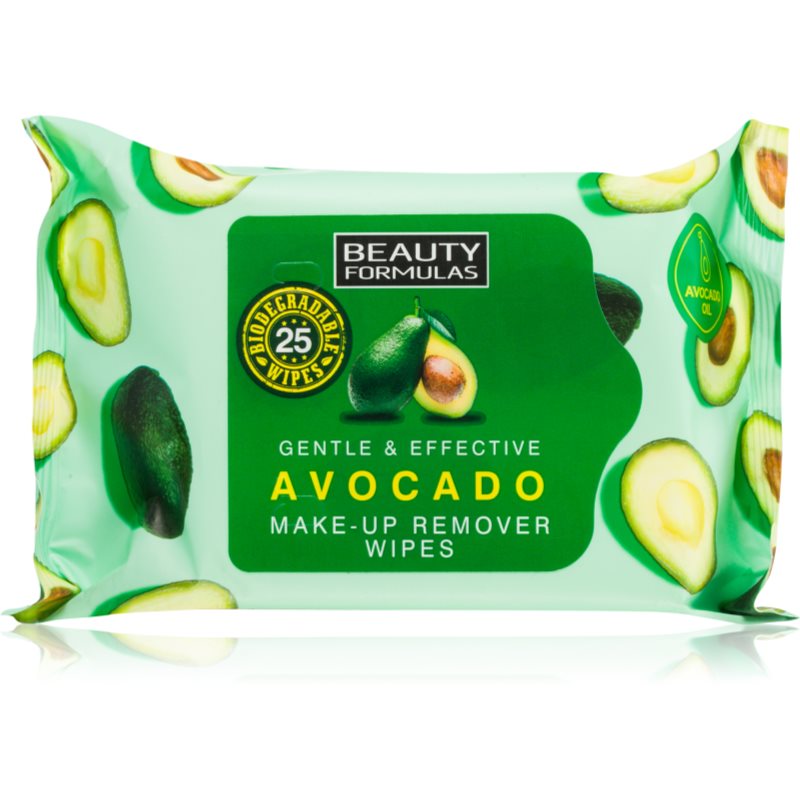 Beauty Formulas Avocado Salviette Umidificate 25 Pz