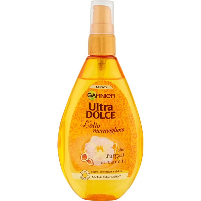 Garnier Ultra Dolce Olio D'Argan E Di Camelia Olio Per Capelli Rigenerante 150 Ml