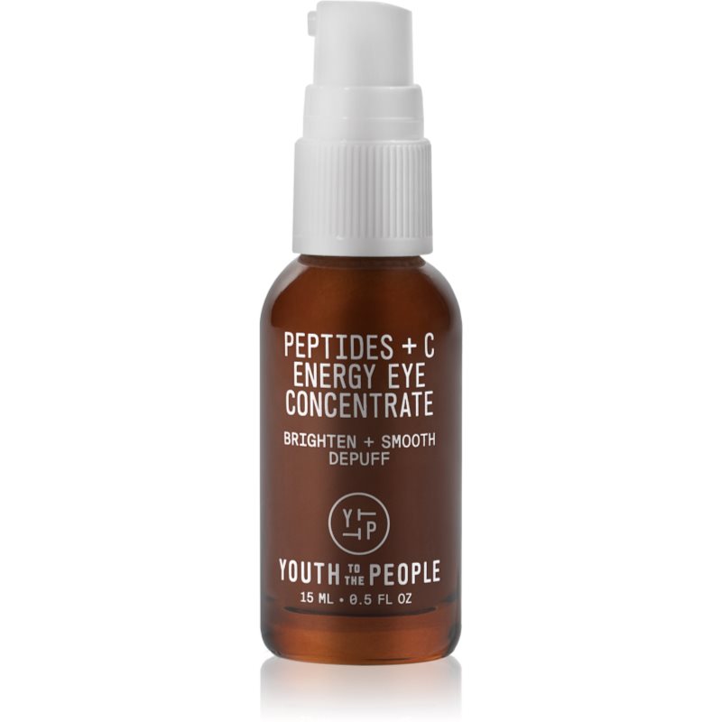 Youth To The People Energy Peptides + C Eye Concentrate Siero Concentrato Per Il Contorno Occhi Con Vitamina C 15 Ml