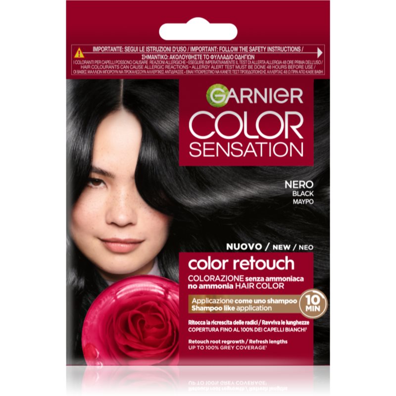 Garnier Color Sensation Retouch Colore Per Coprire La Ricrescita Nero 1 Pz