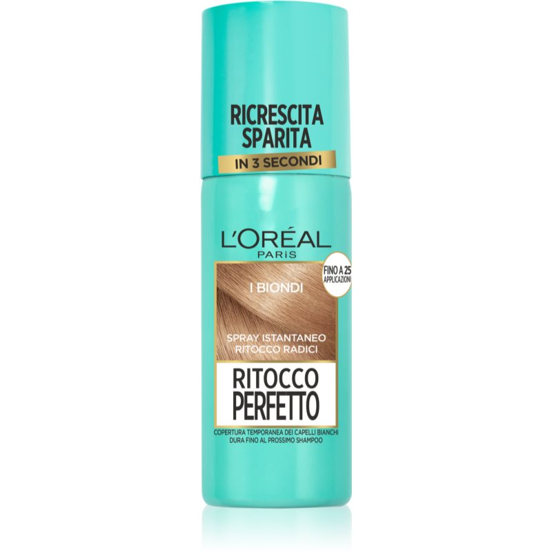 L’Oréal Paris Ritocco Spray Spray Correttore Istantaneo Per La Ricrescita Colore Biondo 75 Ml