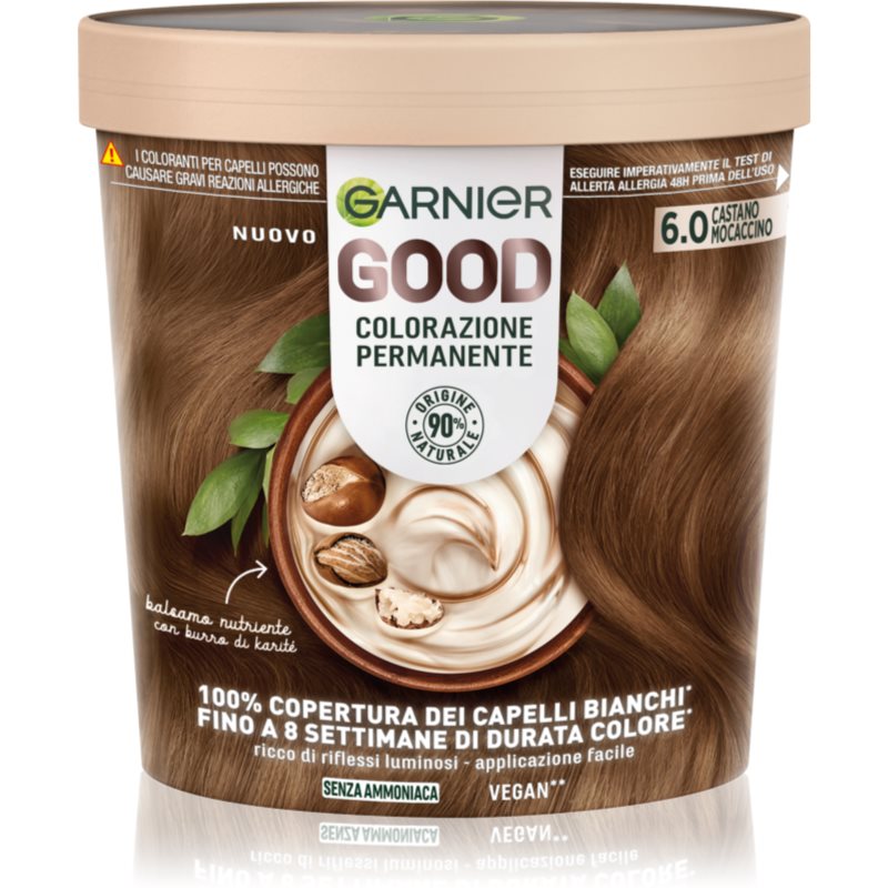 Garnier Good Color Tinta Permanente Per Capelli 6.0 Castano Mocaccino 1 Pz