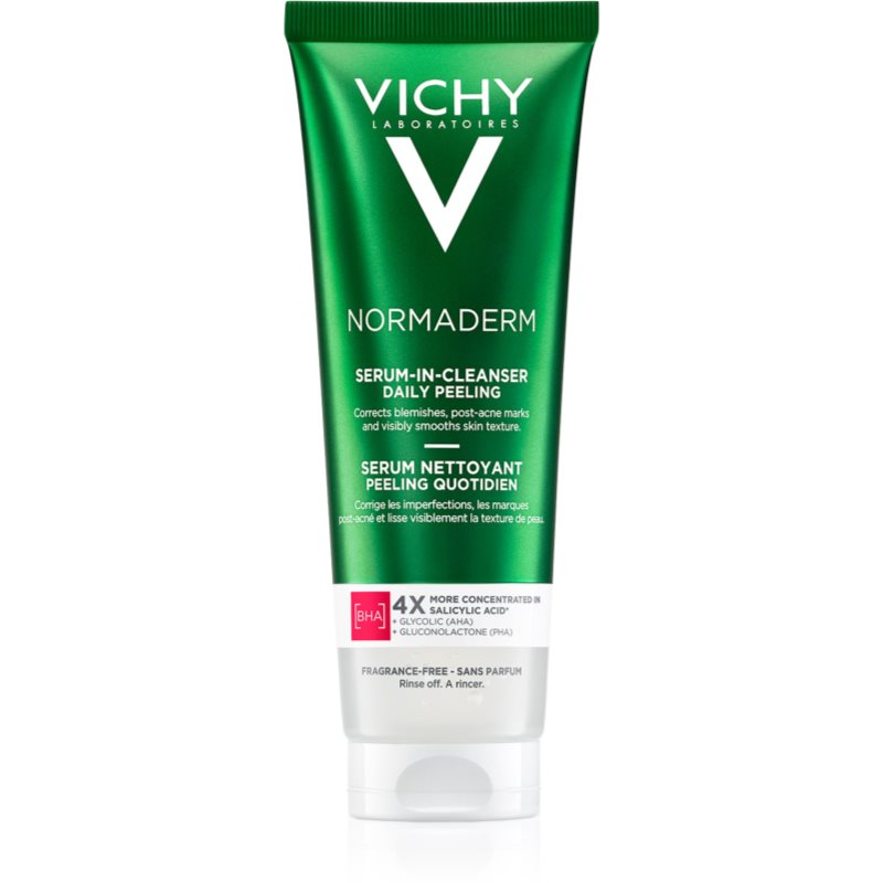 Vichy Normaderm Cleansing Esfoliante Detergente Viso Con Acido Salicilico 125 Ml