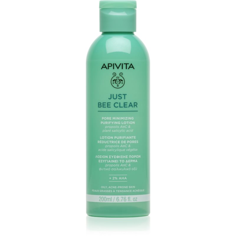 Apivita Just Bee Clear Pore Minimizing Lotion Trattamento Per Pori Dilatati E Punti Neri 200X1 Ml