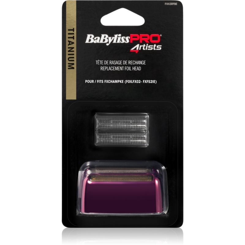Babyliss Pro Lopro Fx Duo Chameleon Replacement Foil And Cutter Lame Di Ricambio 1 Pz + Cutter 2 Pz
