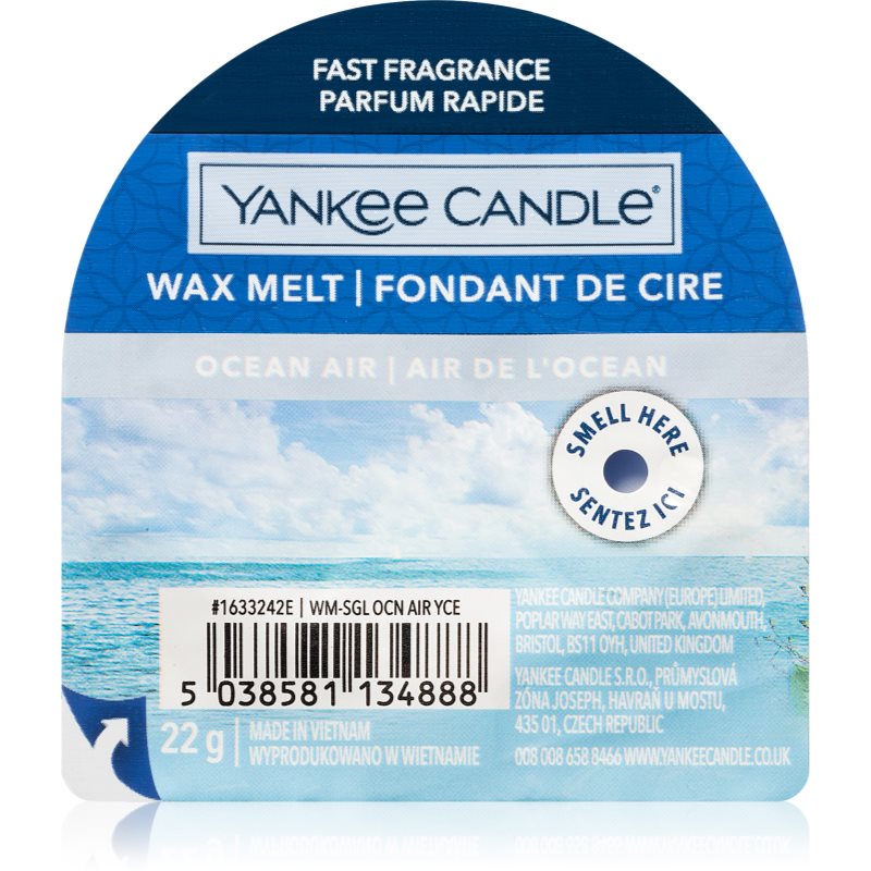 Yankee Candle Ocean Air Cera Per Lampada Aromatica 22 G