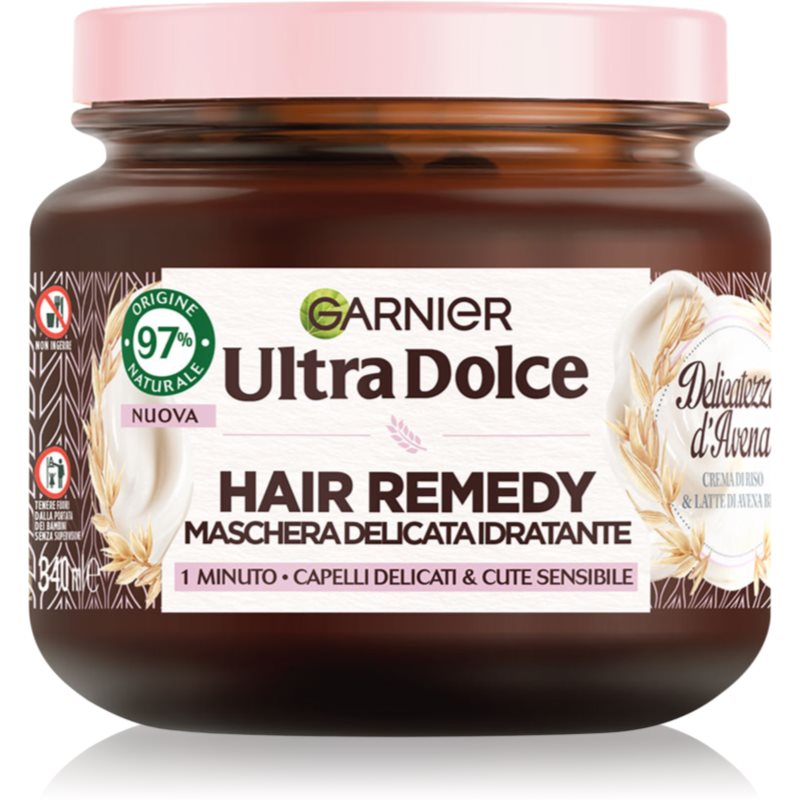 Garnier Ultra Dolce Delicatezza D’Avena Maschera Idratante Capelli Per Pelli Sensibili 340 Ml