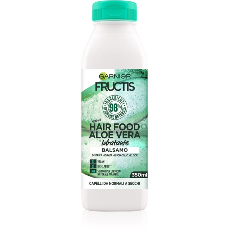 Garnier Fructis Aloe Vera Hair Food Balsamo Idratante Per Capelli Normali E Secchi 350 Ml