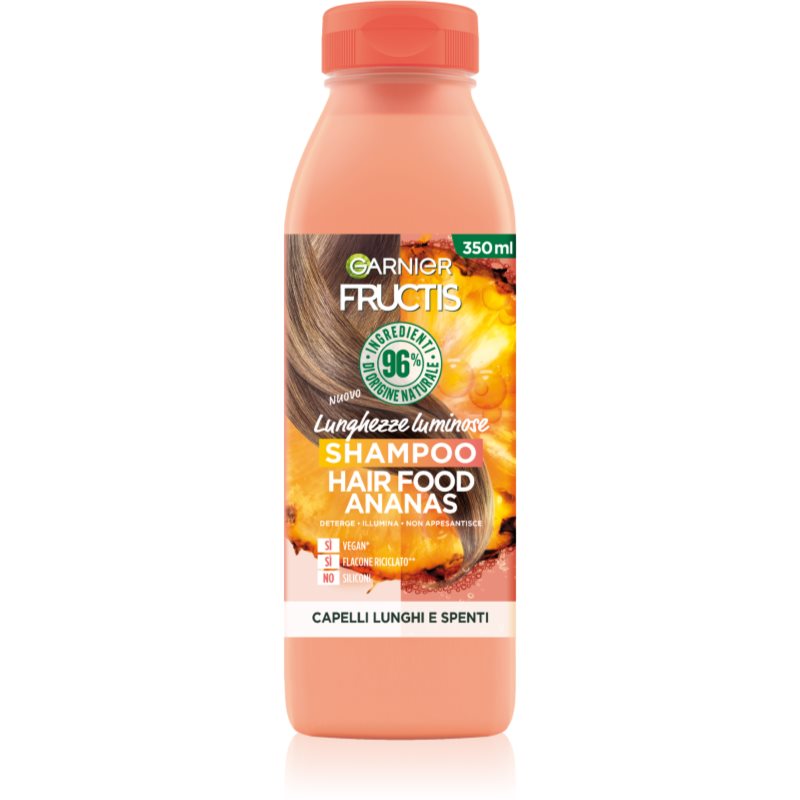 Garnier Fructis Ananas Hair Food Shampoo Per Capelli Lunghi 350 Ml