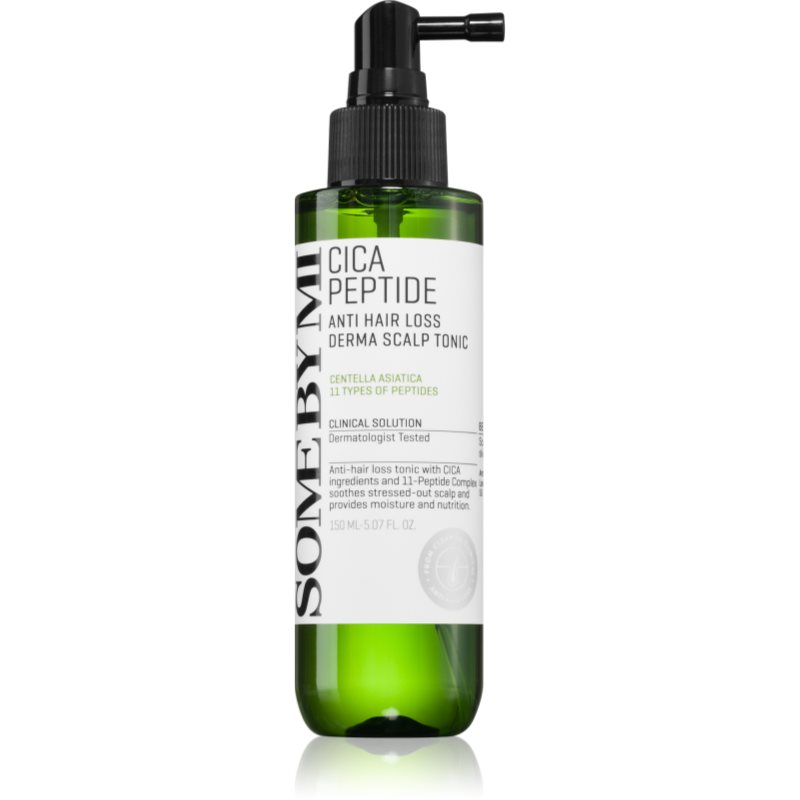 Some By Mi Cica Peptide Derma Scalp Tonic Lozione Tonica Idratante E Nutriente Anti-Caduta Dei Capelli 150 Ml