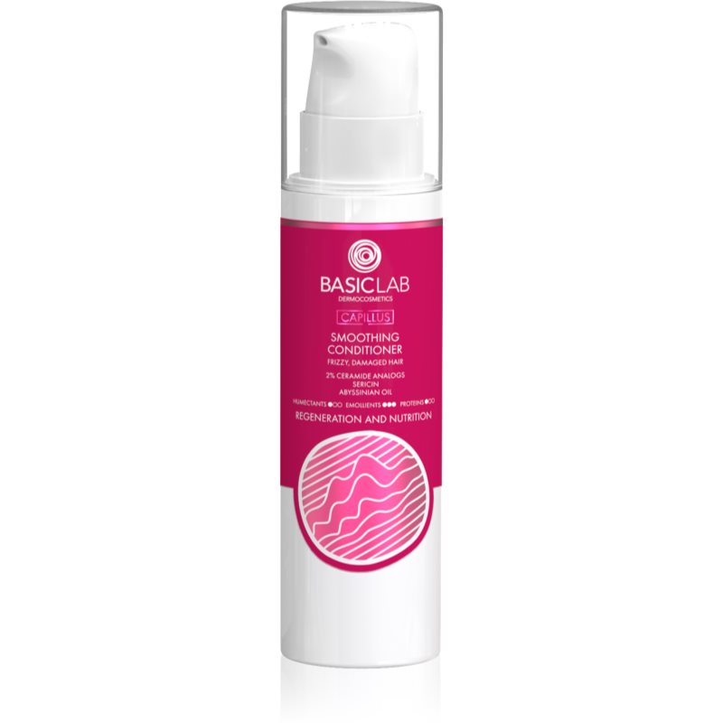 Basiclab Dermocosmetics Capillus Balsamo Lisciante Per Capelli Ribelli E Crespi 250 Ml