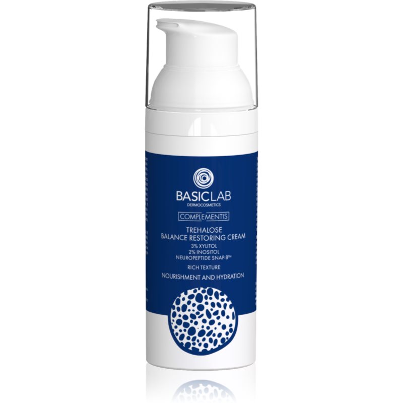 Basiclab Dermocosmetics Complementis Crema Idratante Equilibratrice Texture Nutriente 50 Ml