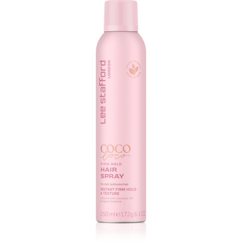 Lee Stafford Coco Loco Agave Lacca Per Capelli Fissaggio Forte 250 Ml