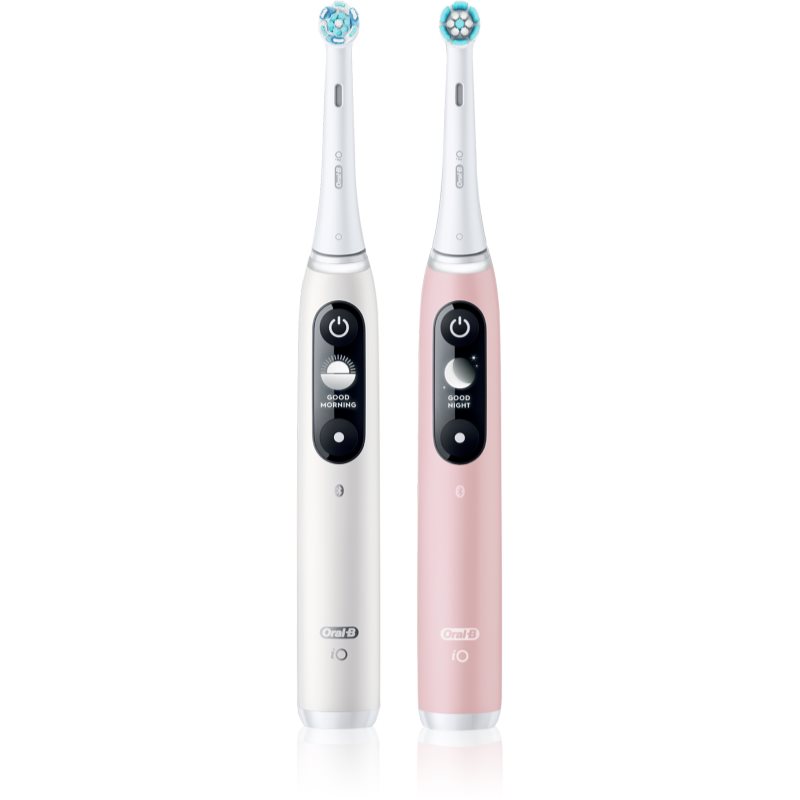 Oral B Io6 Spazzolino Da Denti Elettrico Duo White & Pink Sand 2 Pz