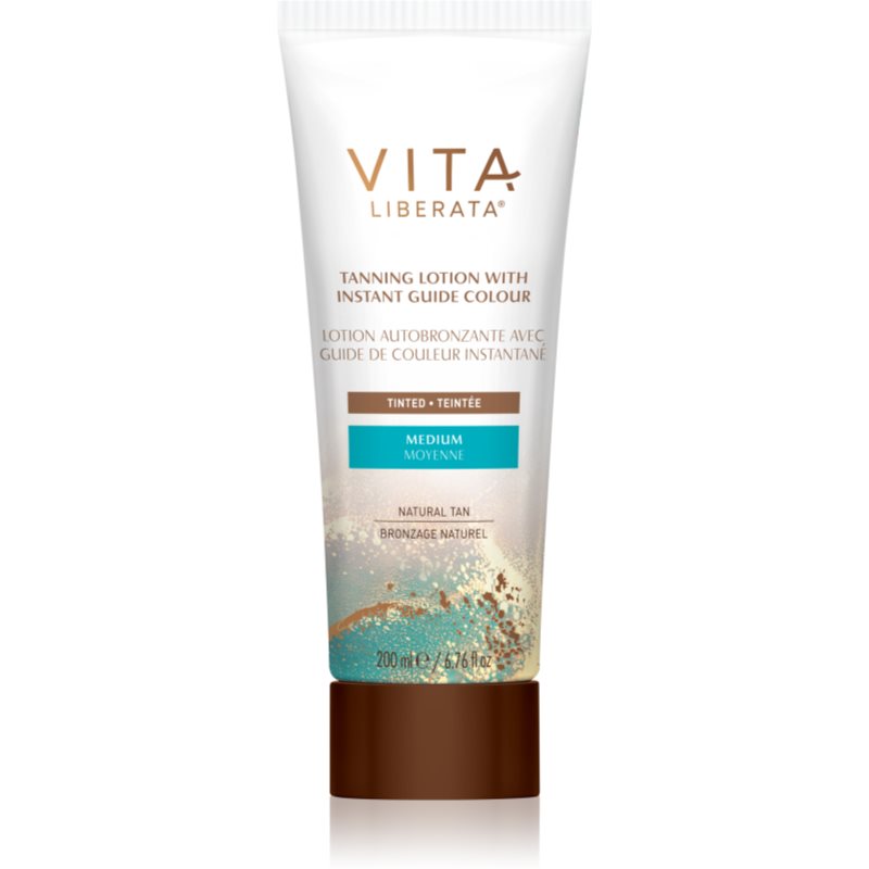 Vita Liberata Tinted Tanning Lotion Latte Autoabbronzante Corpo Colore Medium 200 Ml