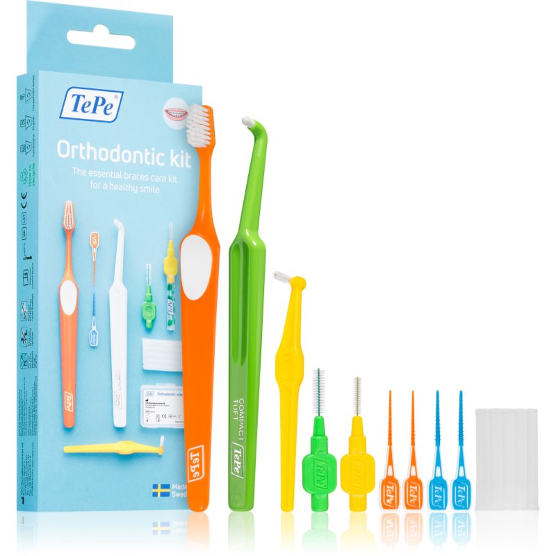 Tepe Orthodontic Kit Set Per La Pulizia Degli Apparecchi Ortodontici