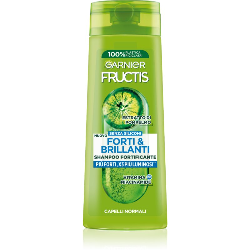 Garnier Fructis Forti & Brillanti Shampoo Per Capelli Più Forti E Luminosi 250 Ml