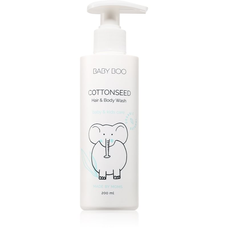 Baby Boo Cottonseed Hair And Body Wash Shampoo E Gel Doccia Per Neonati 200 Ml