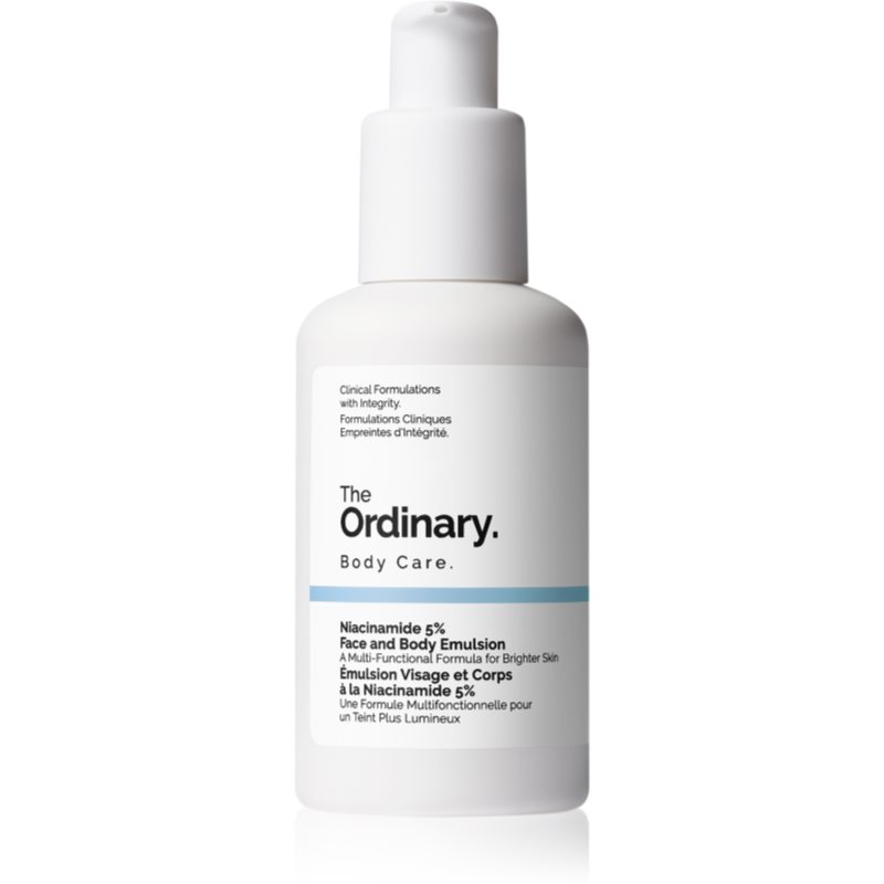 The Ordinary Niacinamide 5% Face & Body Emulsion Emulsione Idratante Leggera Contro Le Macchie Scure Per Viso E Corpo 100 Ml