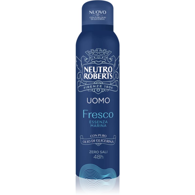 Neutro Roberts Essenza Marina Deodorante Rinfrescante Spray Con Effetto 48 Ore Per Uomo 150 Ml
