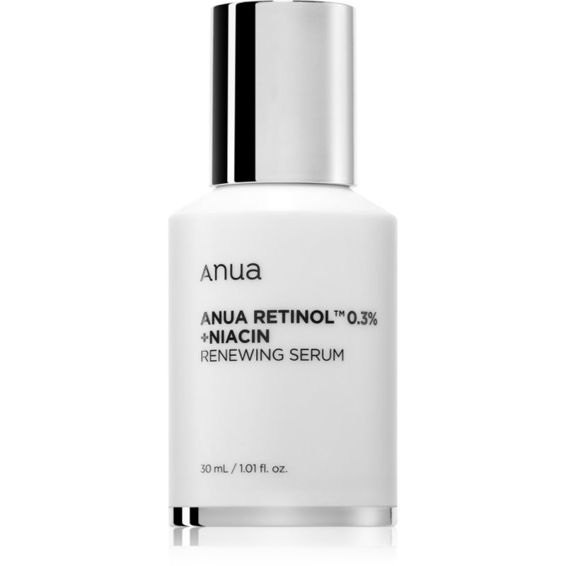 Anua Retinol 0.3% + Niacin Renewing Serum Siero Notte Rigenerante Per Pori Dilatati E Rughe 30 Ml