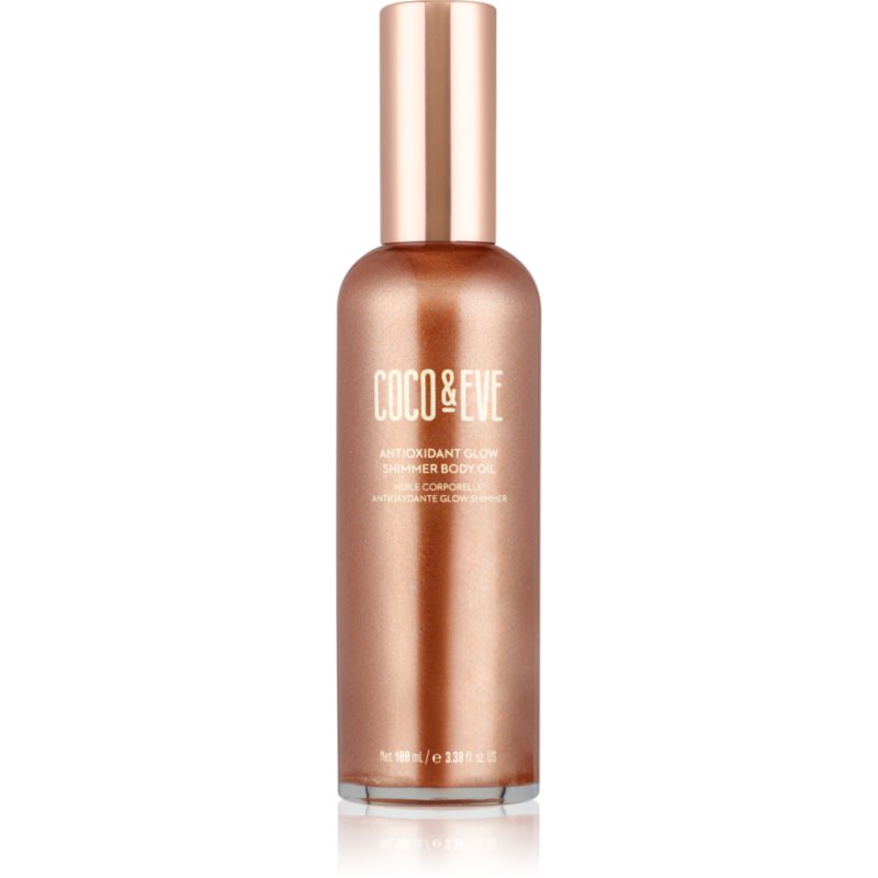 Coco & Eve Sunny Honey Antioxidant Glow Shimmer Body Oil Olio Illuminante Per Il Corpo 100 Ml