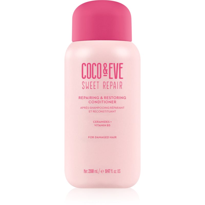 Coco & Eve Sweet Repair Repairing & Restoring Conditioner Balsamo Rigenerante Intenso Per Capelli Rovinati E Tinti 280 Ml