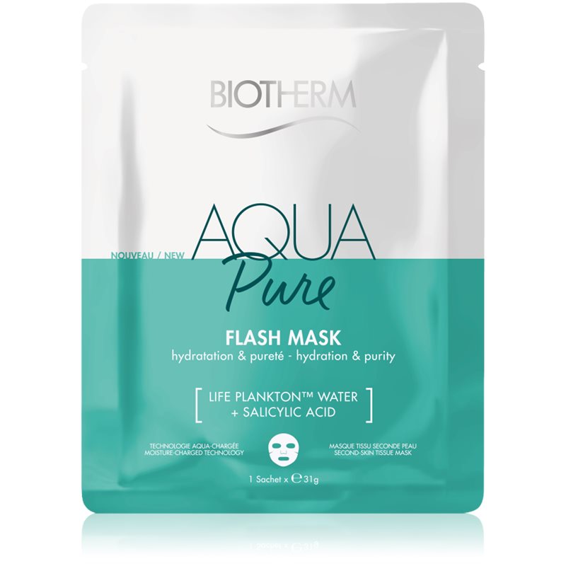 Biotherm Aqua Pure Super Concentrate Maschera In Tessuto Effetto Idratante Per La Rigenerazione Della Pelle 31 G