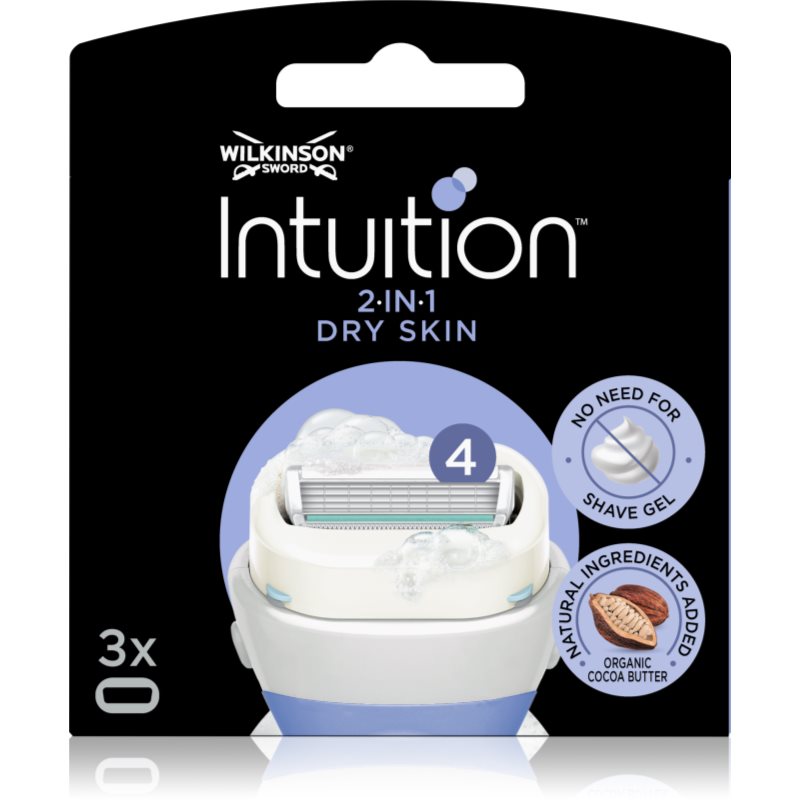 Wilkinson Sword Intuition Dry Skin Lame Di Ricambio 3 Pz