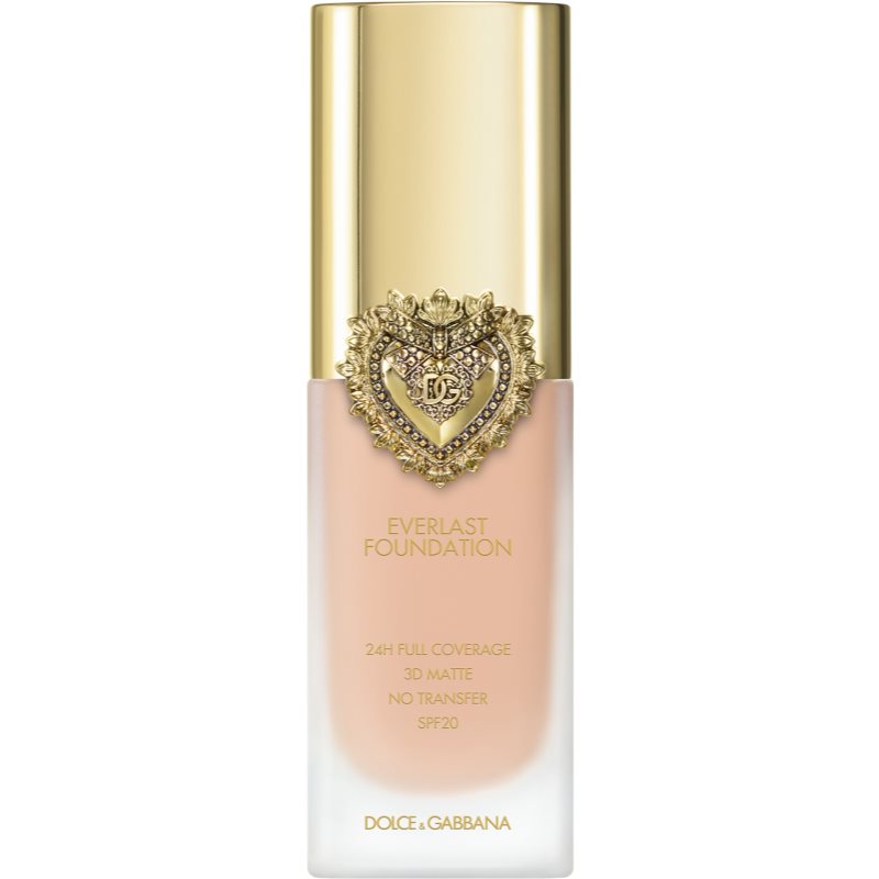 Dolce&Gabbana Flawless Everlast Foundation Fondotinta Ultra Coprente Lunga Tenuta Spf 20 Colore 09C Light Medium 27 Ml