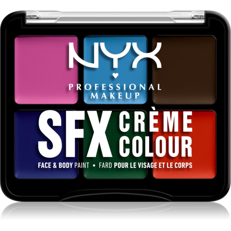 Nyx Professional Makeup Halloween Sfx Paints Palette Multifunzione Per Corpo E Viso Colore 02 Secondary 6 G