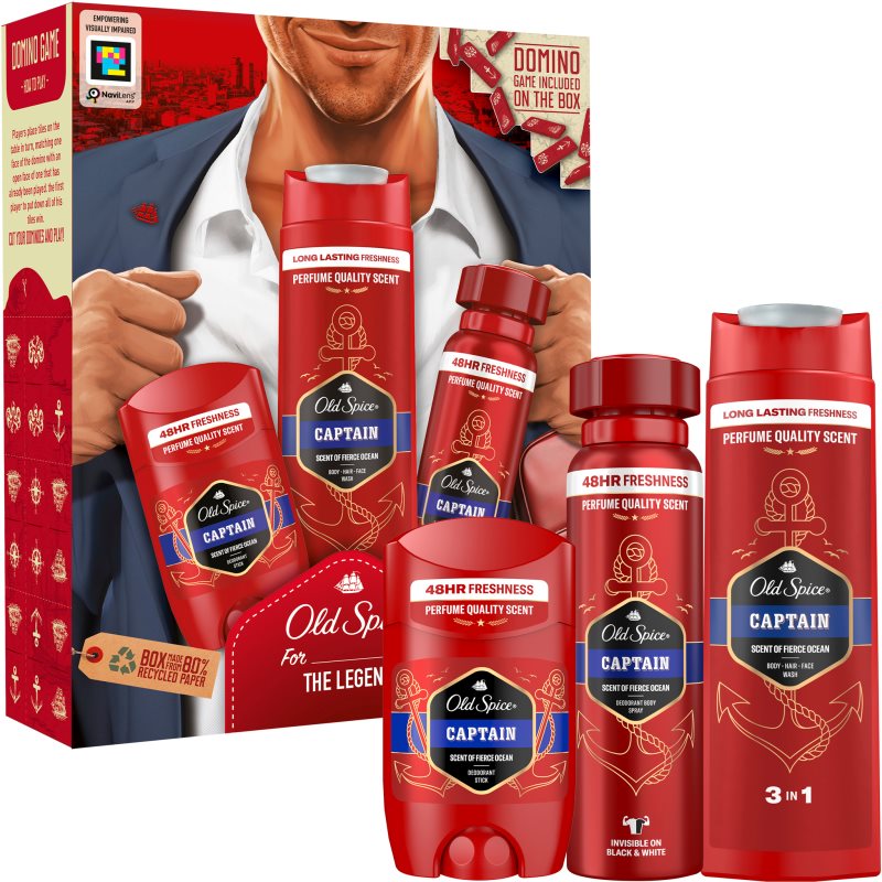 Old Spice Captain Gentleman Set Confezione Regalo Per Uomo