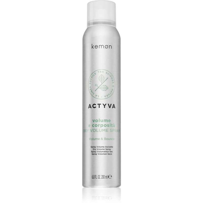Kemon Actyva Volume E Corposità Spray Volumizzante Dalle Radici Dei Capelli 200 Ml