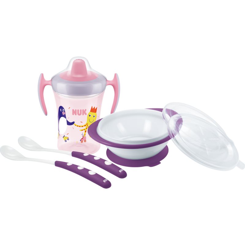 Nuk Learn To Eat Set Girl Set Posate