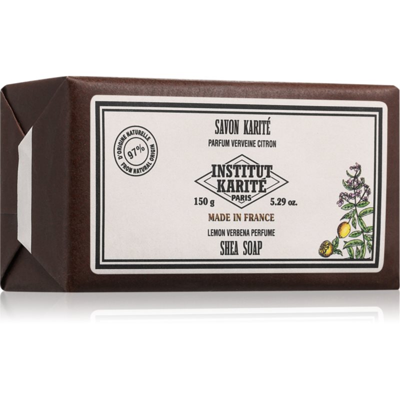Institut Karité Paris Lemon Verbena Shea Soap Sapone Solido Con Burro Di Karité 150 G