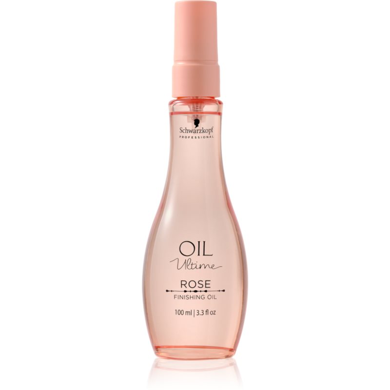 Schwarzkopf Professional Oil Ultime Rose Oil Olio Di Rosa Per Capelli Deboli, Stanchi 100 Ml