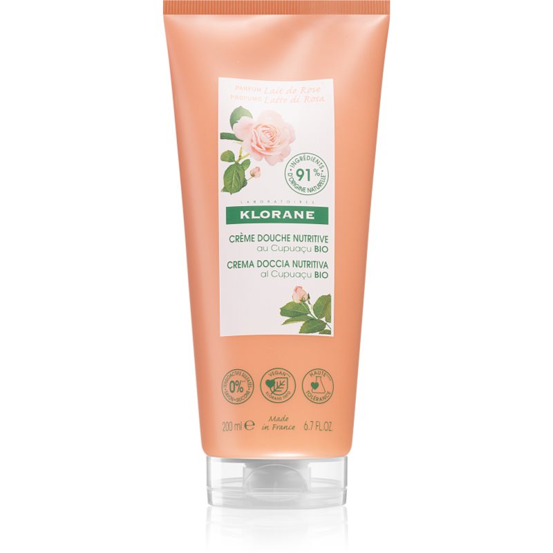 Klorane Cupuaçu Bio Lait De Rose Gel Doccia Nutriente 200 Ml