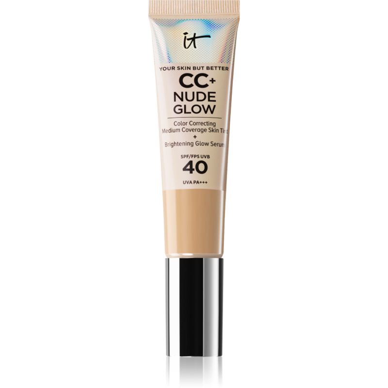 It Cosmetics Your Skin But Better Cc + Nude Glow Fondotinta Illuminante Spf 40 Colore Medium Tan 32 Ml