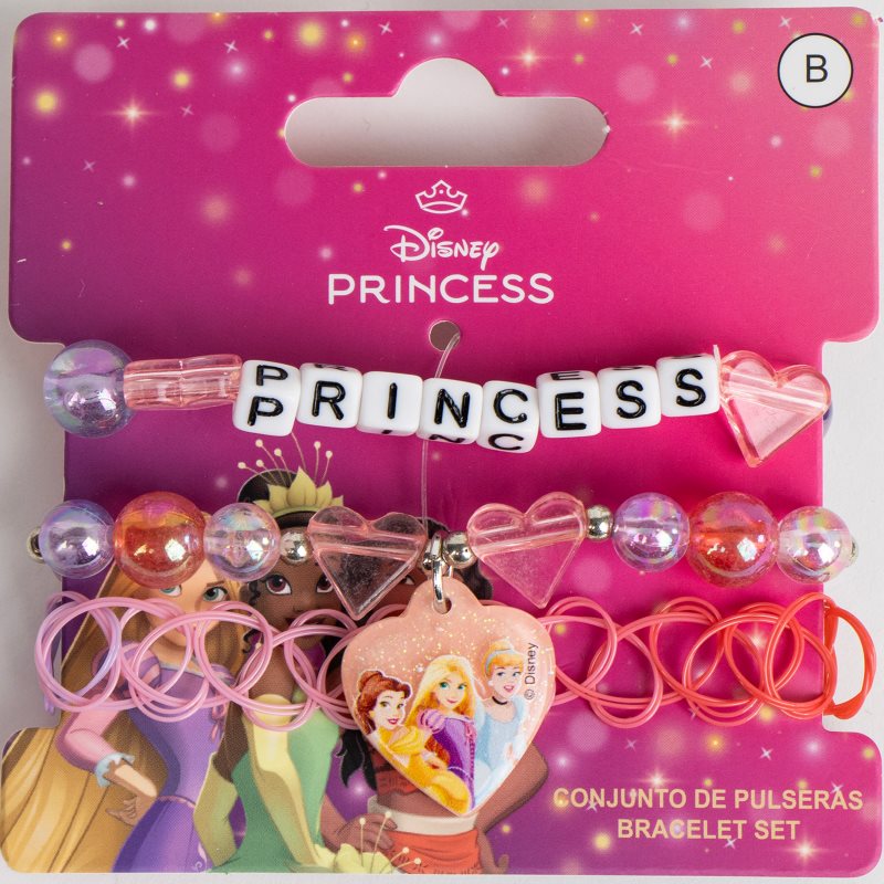 Disney Princess Kids Jewelry Braccialetto Per Bambini 3 Pz