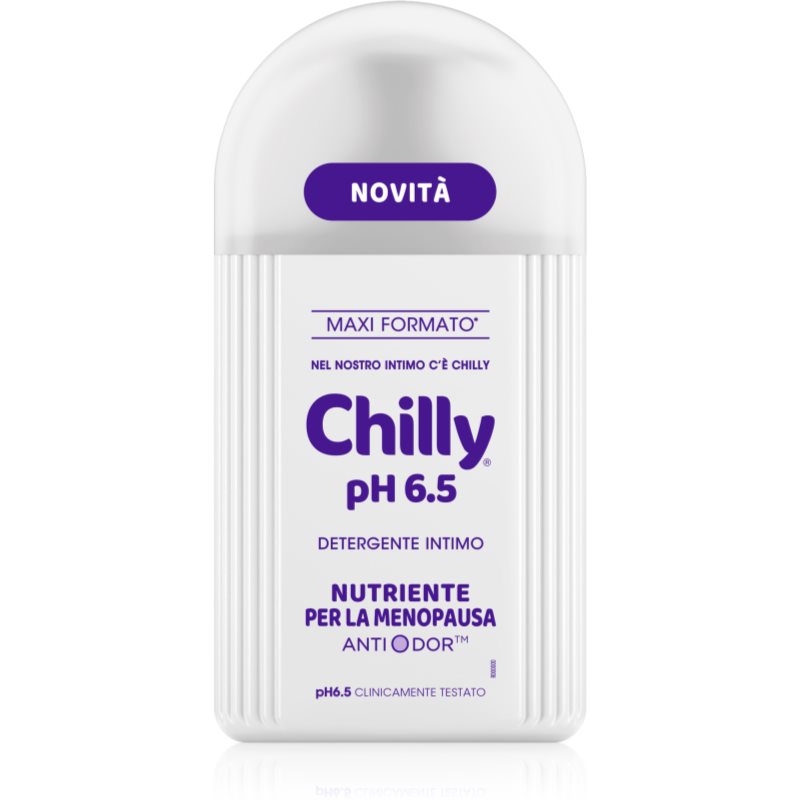 Chilly Menopause Ph 6.5 Gel Per L'Igiene Intima Per Sostenere Il Benessere Durante La Menopausa 300 Ml
