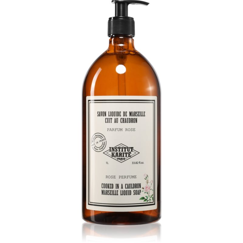 Institut Karité Paris Rose Marseille Liquid Soap Sapone Liquido Per Le Mani 1000 Ml