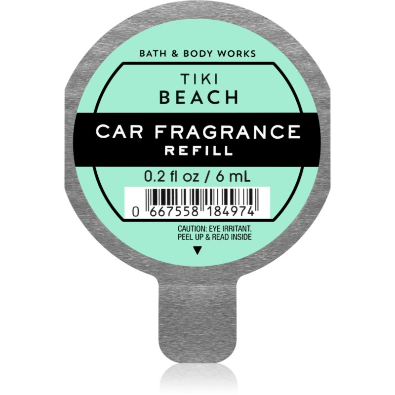 Bath & Body Works Tiki Beach Deodorante Per Auto Ricarica 6 Ml