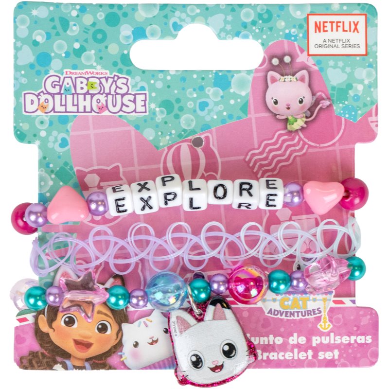 Gabby'S Dollhouse Bracelet Set Braccialetto Per Bambini 3 Pz