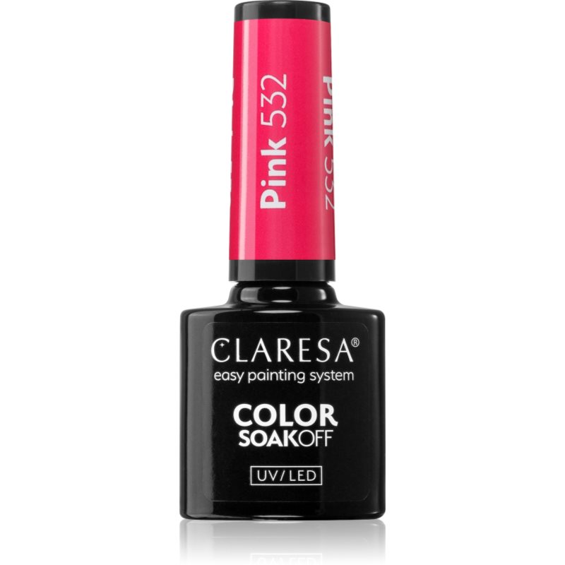 Claresa Soakoff Uv/Led Color Sunny Garden Gel Smalto Colore Pink 532 5 G