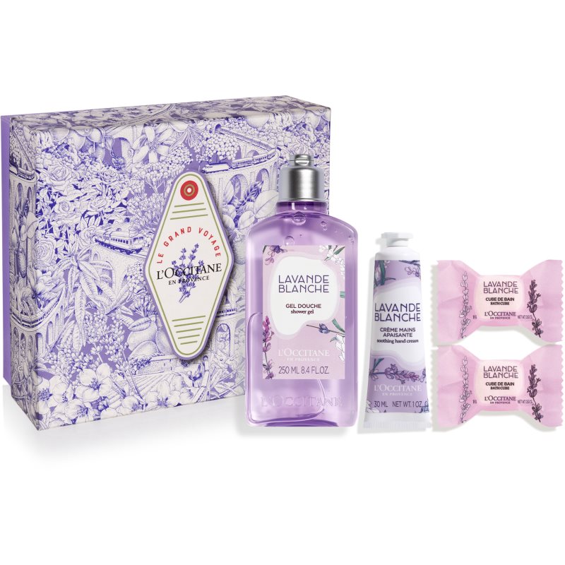 L’Occitane White Lavender Bath Gift Confezione Regalo Per Il Corpo